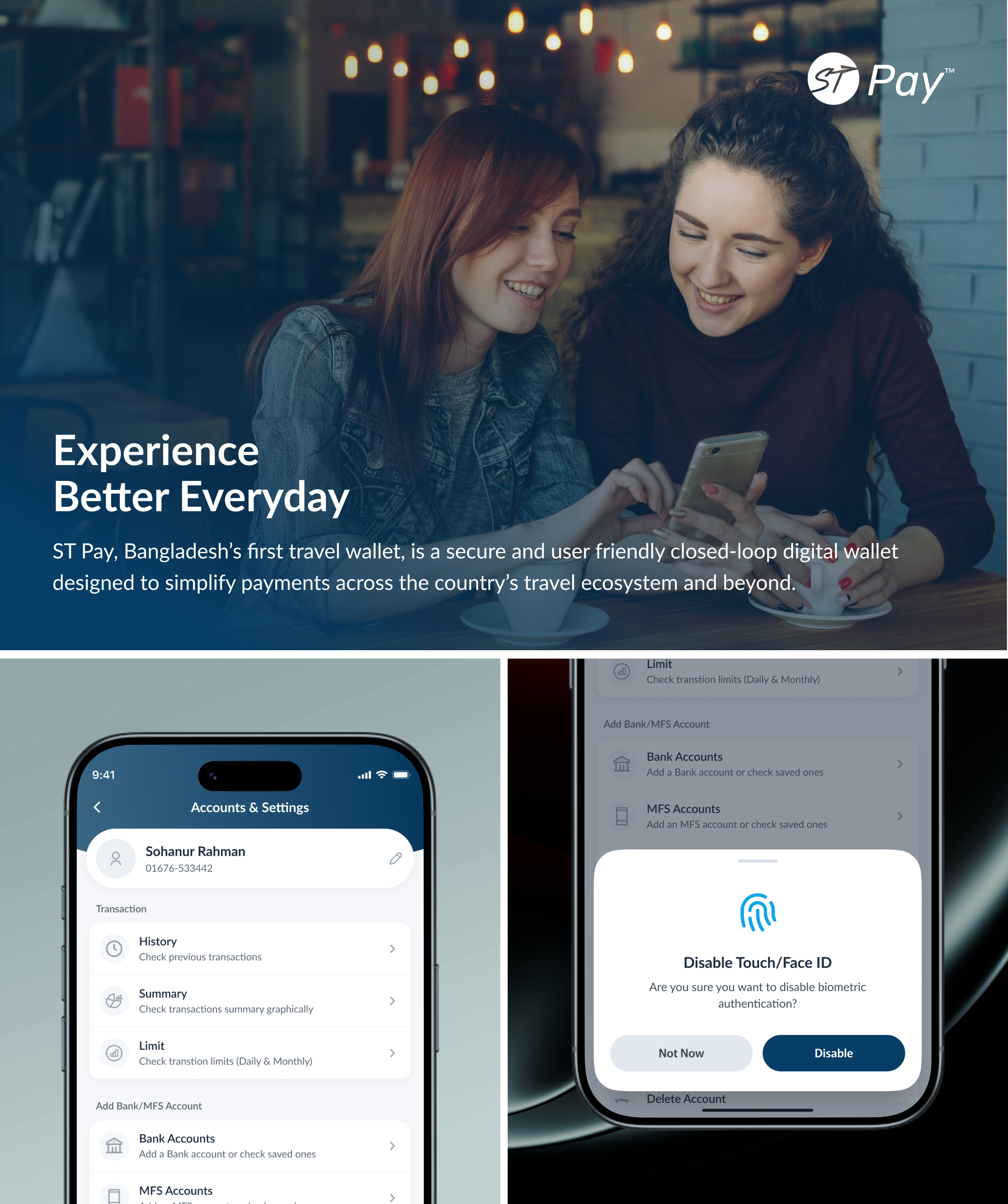 ST Pay visual design