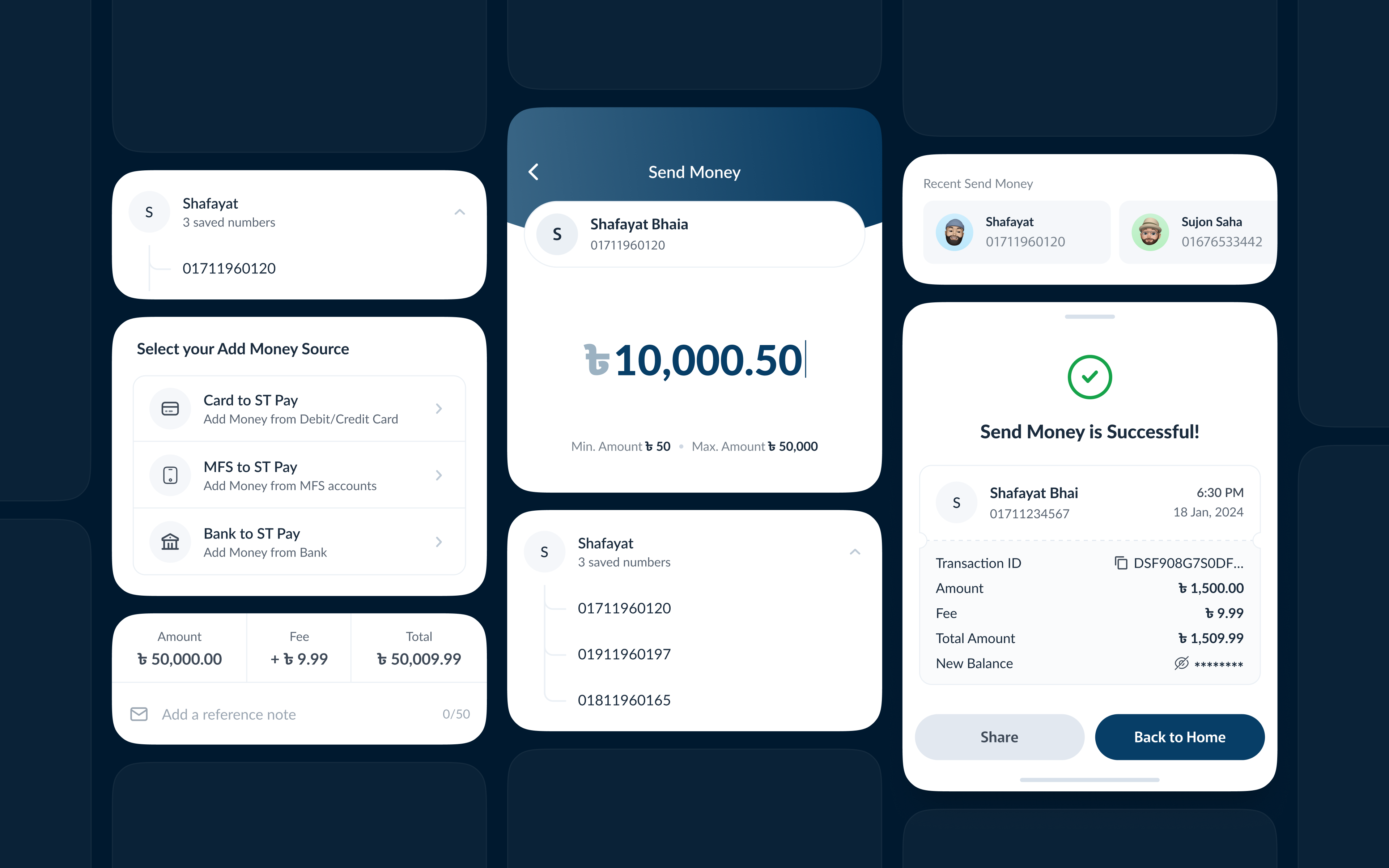 ST Pay visual design